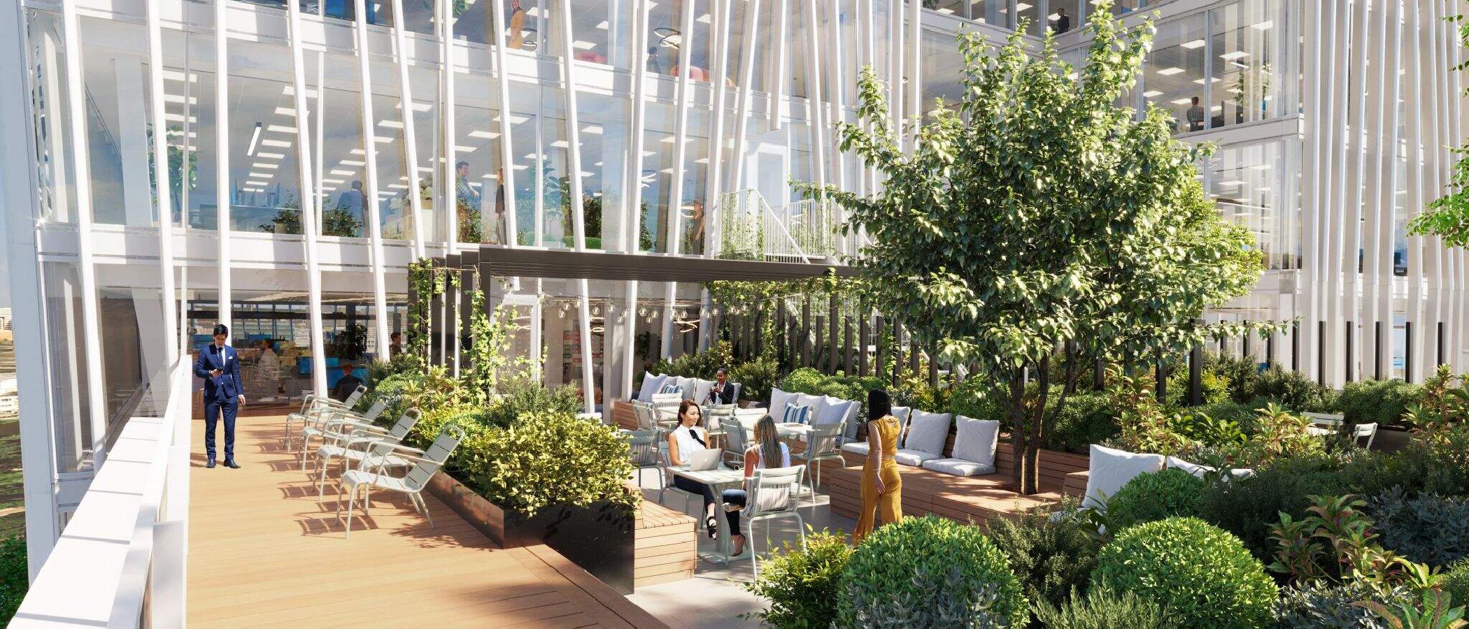 Genieten op de dakterrassen van Tower Ten