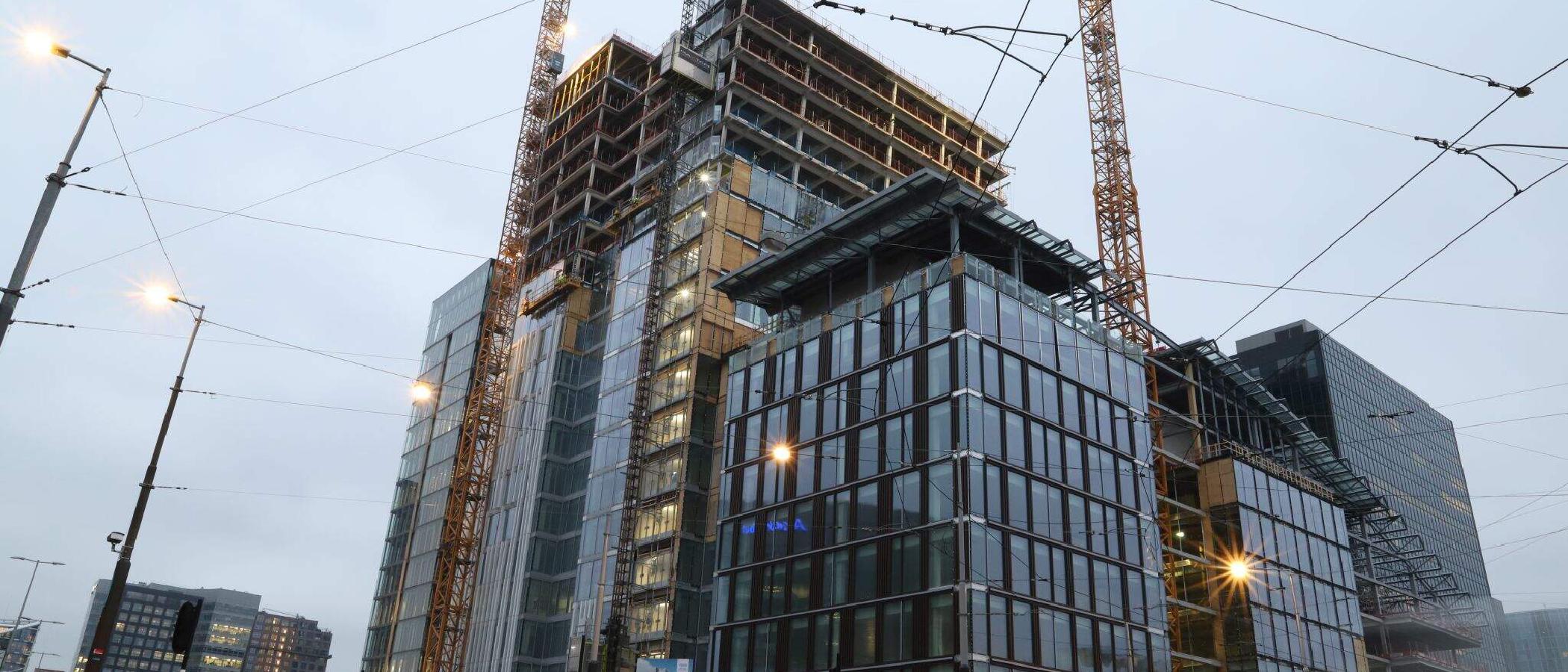 De hoogste verdieping van Tower Ten is gestort!