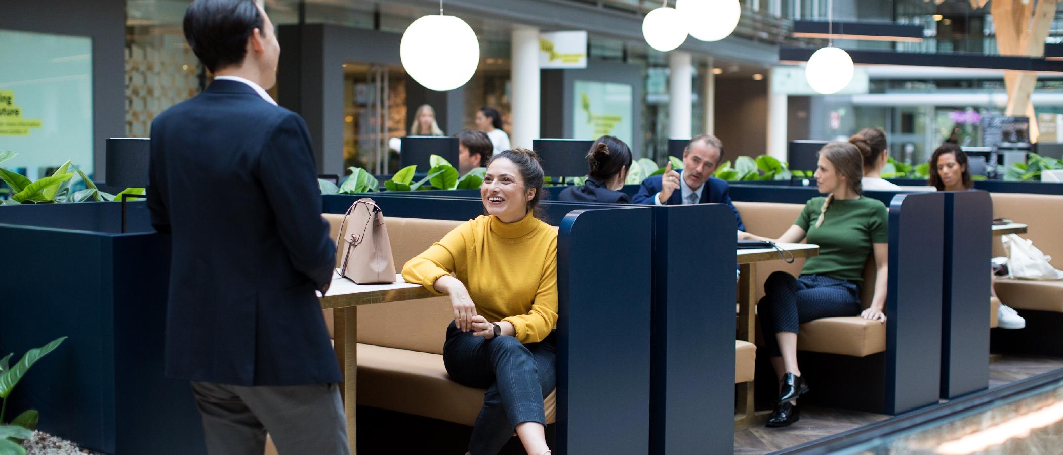 Drone shot of some trees